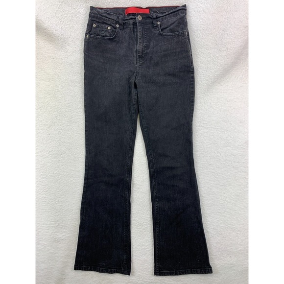 Gloria Vanderbilt Women's Jeans Black Size 8 Mid Rise Stretch‎ Bootcut - Picture 1 of 12